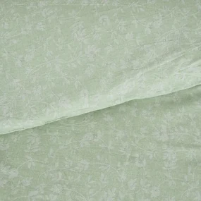 B.E.S. Petrovice Krepové obliečky Top Class Green flowers, 140 x 200 cm, 70 x 90 cm