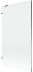 Mexen, Mexen Lunar 1-krídlová vaňová zástena 100 x 150 cm, transparentná, chróm - 897-100-000-01-00