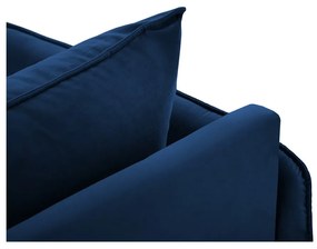 Modrá zamatová leňoška (ľavý roh) Vienna - Cosmopolitan Design