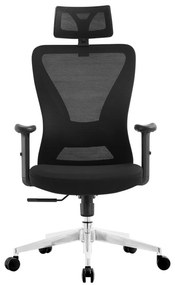 Kancelárska ergonomická stolička Neoseat NICOLE — čierna, nosnosť 150 kg