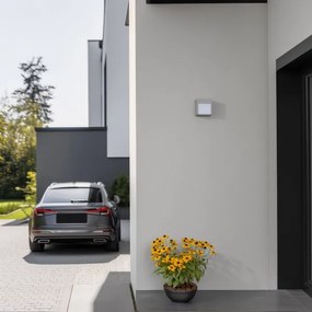 Brilagi - LED Vonkajšie nástenné svietidlo TERNI LED/12W/230V šedá IP44