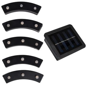Solárne LED svietidlo Hero, 0,06w, 3000k, b, sada 5ks