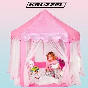 KRUZZEL Detský stanový palác - Ružový