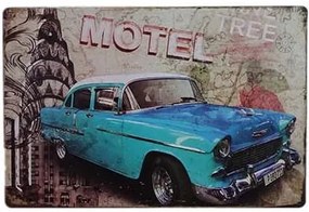 Ceduľa Motel Car
