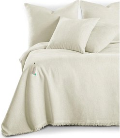 Krémový pléd zo ženilky 220x240 cm Talo – Filumi