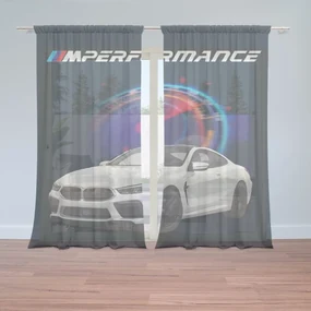 Sablio Záclony MPERFORMANCE Tachometer: 2ks 150x250cm