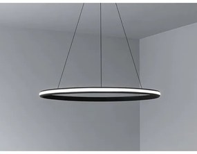 LED Stmievateľný luster na lanku LED/55W/230V 3000-6500K pr. 60 cm + diaľkové ovládanie