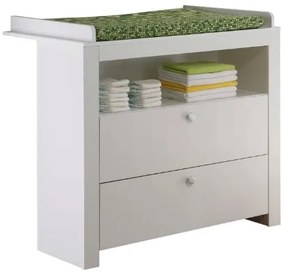 Komoda s regálem Ollie Typ 630 + Typ 660 (dub biela) (s prebaľovacím pultom). Vlastná spoľahlivá doprava až k Vám domov. 1034952