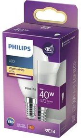 LED žiarovka Philips E14 5W/40W 470lm 2700K matná