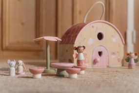 Domček pre víly drevený prenosný Fairy Garden
