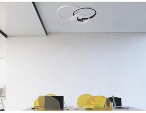 LED Stmievateľné stropné svietidlo LED/70W/230V 3000-6500K biela/čierna + DO
