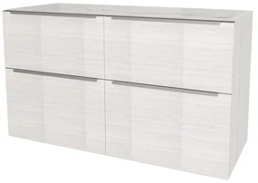 Mereo, Mereo Mailo, kúpeľňová skrinka 121 cm, chróm madlo, Multidecor, Pino Aurélio, MER-CN593SPINO