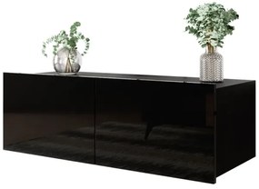 Nástenná skrinka CALABRINI 34x105 cm čierna