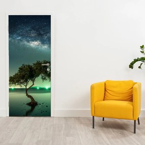Fototapeta na dvere - Nočné nebo (95x205cm)