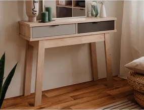 Konzolový/toaletný stolík Epik, dub/šedý%