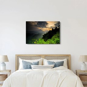 Obraz - zelená horská krajina (90x60 cm)