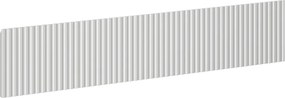 Mexen Mexen, Rýhované čelo pre korpus kúpeľňovej skrinky 80 x 20 cm, matná sivá, 91A20-0800-235-1-62