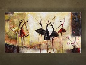 Maľovaný obraz na stenu TANEČNICE