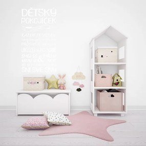 Sablio Samolepka na stenu: citát Detská izbička - 64x120 cm