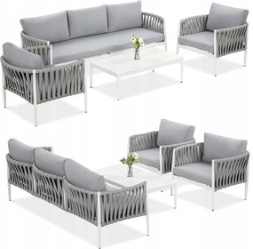 Zostava záhradného nábytku Monza Caffe na terasu, pohovka Premium