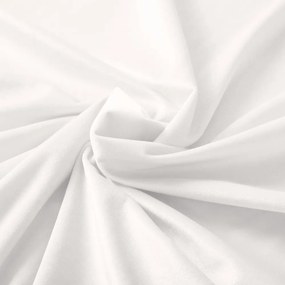Biante Zamatový štvorcový obrus Velvet Prémium SVP-024 Krémovo biely 110x110 cm
