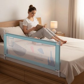 ECOTOYS Bezpečnostná zábrana na posteľ 200 cm ECOTOYS