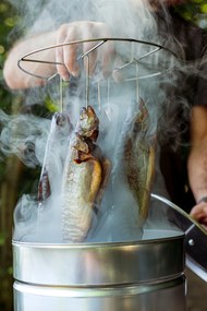 KAISER - TRIDSIATKA, rybárska udiareň, nerez