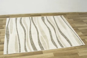 Šnúrkový koberec Stella D408A hnedý / béžový / krémový