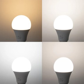 Sada 5 ks Inteligentné LED žiarovky E27 A60 matné RGBW 9W 806lm 2700-6500K