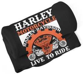 Sablio Deka Harley-Davidson Live to ride - 150x120 cm