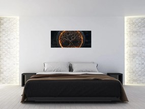 Obraz – Strom života v láve I. (120x50 cm)