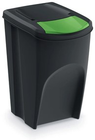 Odpadkový kôš na triedený odpad (3 ks) IKWB35S3 35 l - čierna / kombinácia farieb