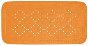 Spirella Protišmyková podložka do vane ALASKA, oranžová, 71 x 36 cm