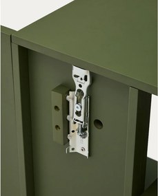 Zelený modulárny policový systém 80x80x25 cm Ina – Kave Home