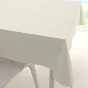 Biante Teflónový štvorcový obrus TF-051 Smotanový 140x140 cm