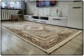 Dekorstudio Moderný koberec LUXESS vzor 37 bordový Rozmer koberca: 140x190cm