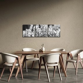 Obraz - Letná lúka (s hodinami) (90x30 cm)