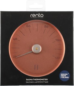 RENTO Teplomer do sauny okrúhly COPPER (medený)