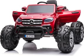 LEAN CARS Autobatérie Mercedes DK-MT950 4x4 Červená farba
