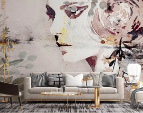 Gario Fototapeta Žena - abstraktné maľované akvarelom Materiál: Vliesová, Rozmery: 250 x 175 cm