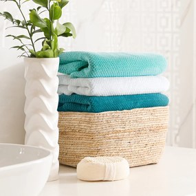 RÝCHLOSCHNÚCI UTERÁK Z MIKROVLÁKNA ZOE1 SADA 6KS 50X90 CM STRIEBORNÁ