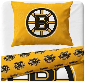 NHL Hokejové obliečky Boston Bruins Shields 140x200/70x90 cm