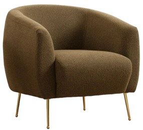 Moderné kreslo Esessy, 70 x 82 cm - khaki