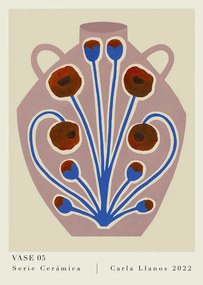 Moikka Plagát Vase 05 by Carla Llanos 21x29,7 (A4)