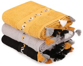 Froté bavlnené uteráky v súprave 3 ks 50x90 cm Asorti – Foutastic