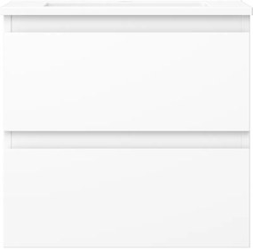 Mexen Orio, kúpeľňová skrinka 50 cm s umývadlom Otis, 2 zásuvky, biela matná, 91A10-05047-2-BFF01-W18M01