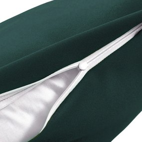 Biante Dekoračná obliečka na vankúš Rongo RG-099 Tmavá fľaškovo zelená 40 x 40 cm