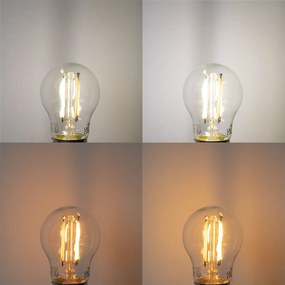 Sada 5 inteligentných LED žiaroviek E27 P45 4,5 W 470 lm 1800-4000K