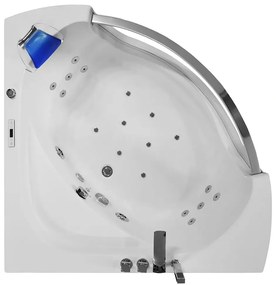 M-SPA - Kúpeľňová vaňa s hydromasážou 135 x 135 x 63 cm