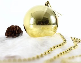 Sada vianočných závesných dekorácií ESTRELLA zlatá (66 ks)